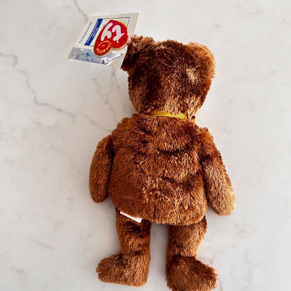 TY Beanie Baby: FIFA 2002 World Cup - Turkey Champion Bear - NWT - Picture 2 of 2